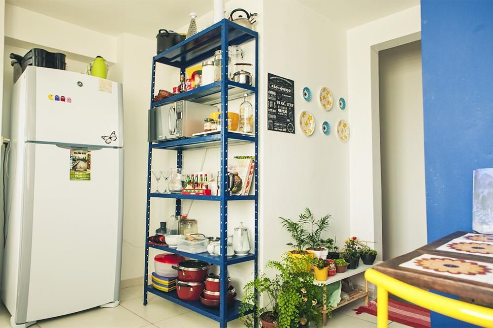 Prateleiras Modulares Coloridas: Alegria e Organização Personalizada - ideia