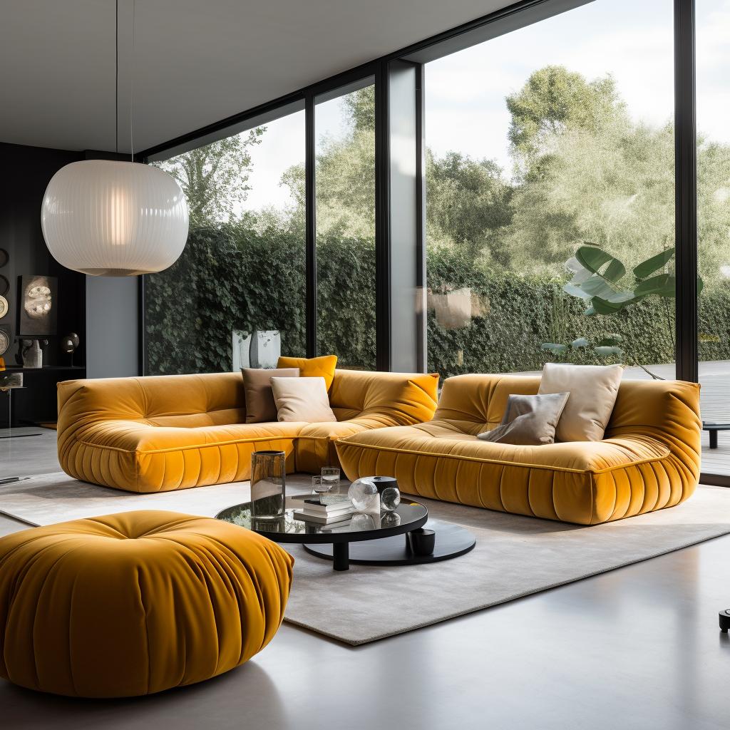 Puff de Jeans Customizado: Despojado e Cheio de Personalidade - ideia