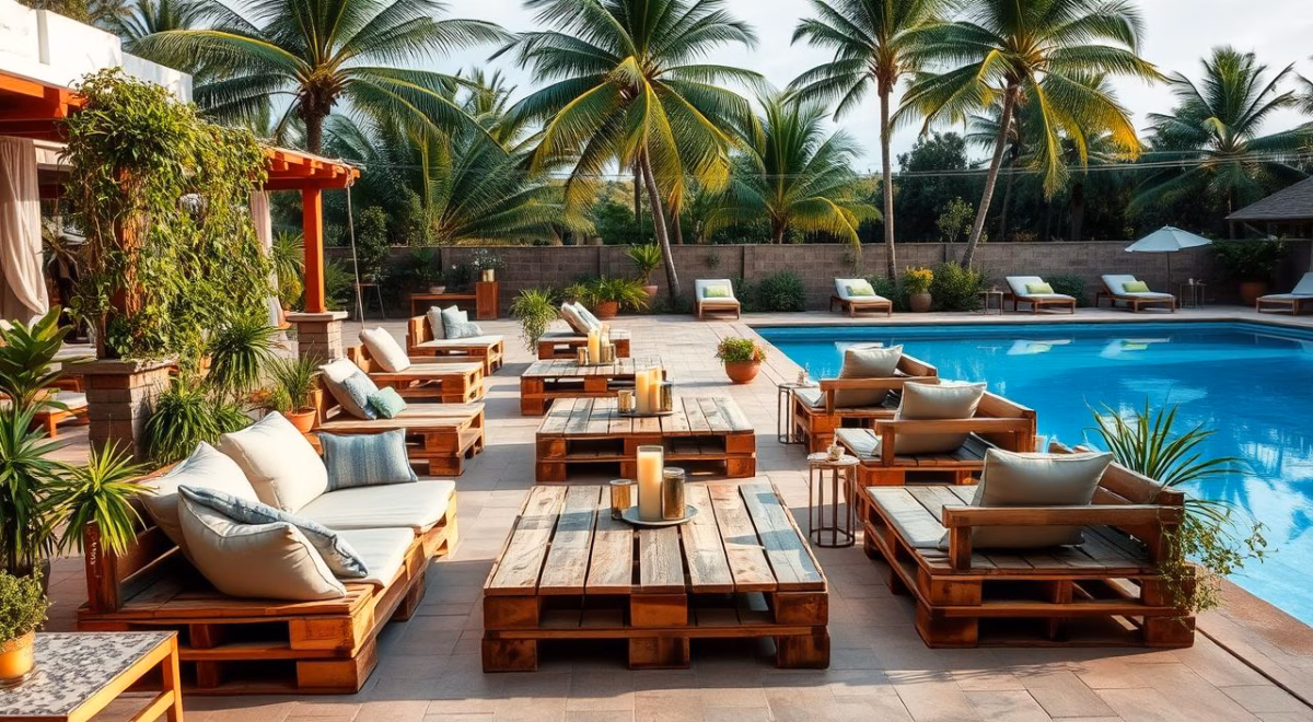 Reaproveitando Paletes: Móveis e Decoração Sustentável - detalhe