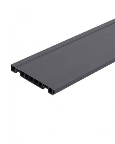 Rodapé de PVC Cinza Grafite: Industrial Chic aos Seus Pés - inspiração