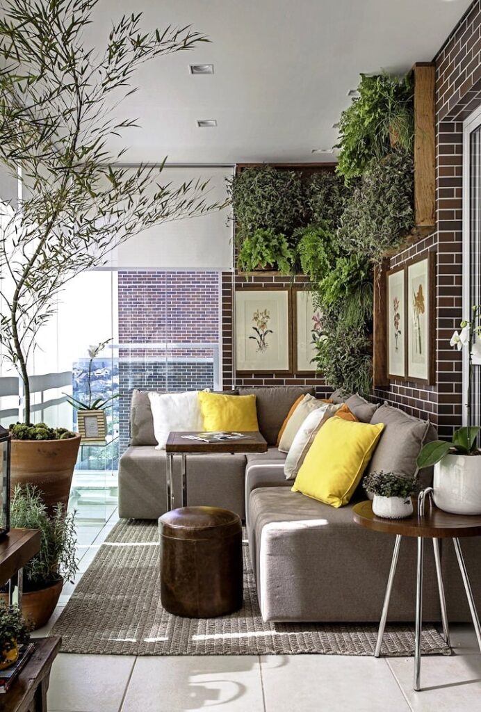 Urban Jungle: Cinza e Verde Para Um Refúgio Tropical - detalhe