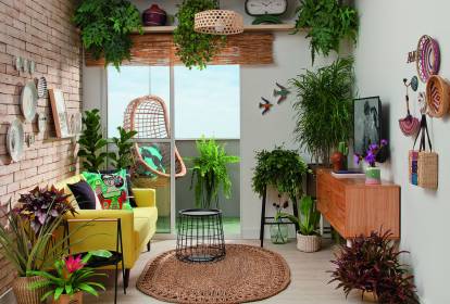 Urban Jungle: Transforme sua Varanda em um Jardim Suspenso - inspiração