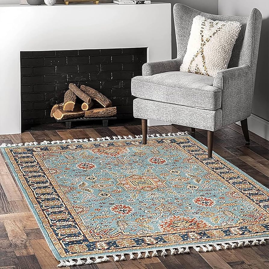 Elegância Atemporal: Tapete Persa para uma Sala de Estar Sofisticada - inspiração