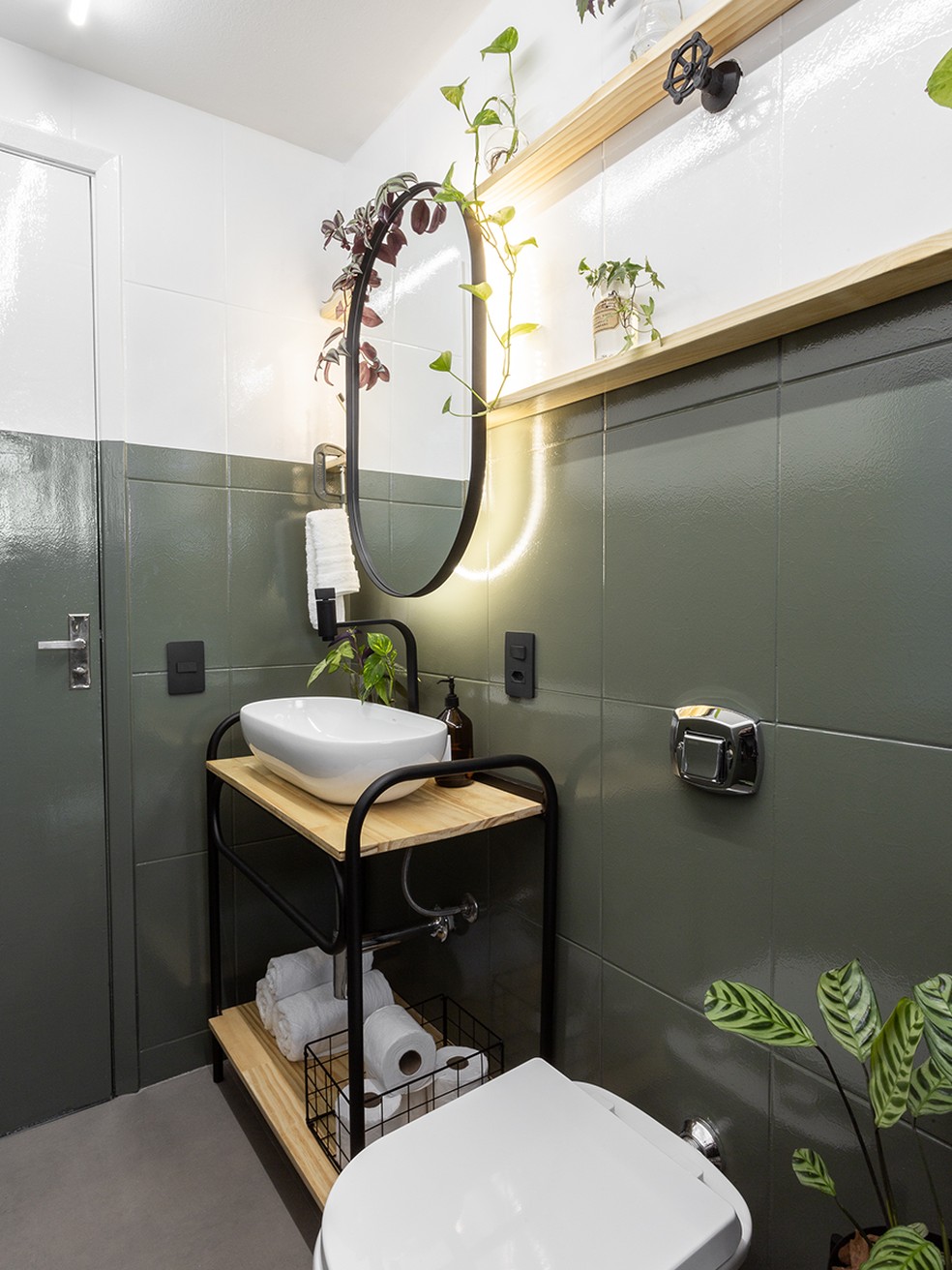 Banheiro lousa: pinte e rabisque suas ideias no banheiro - inspiração