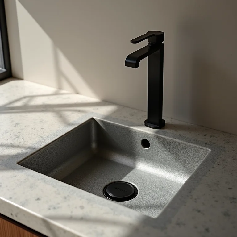 Acabamentos texturizados para cubas