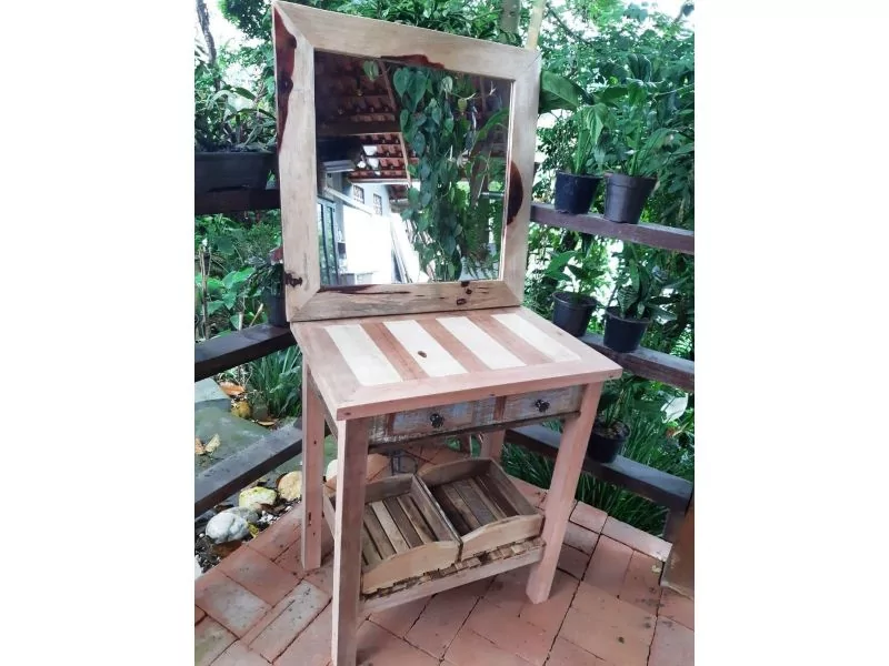 Acessórios de Banheiro Rústicos em Madeira de Demolição: Aconchego e Sustentabilidade - ideia