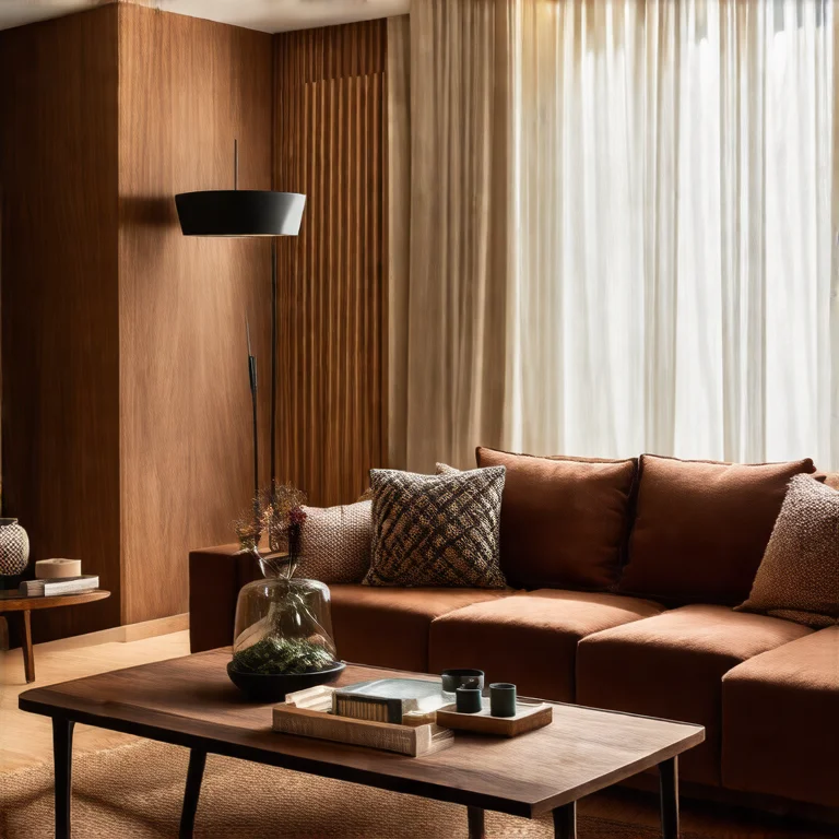 Acessórios que combinam com mesa de centro em sala de estar eclética.