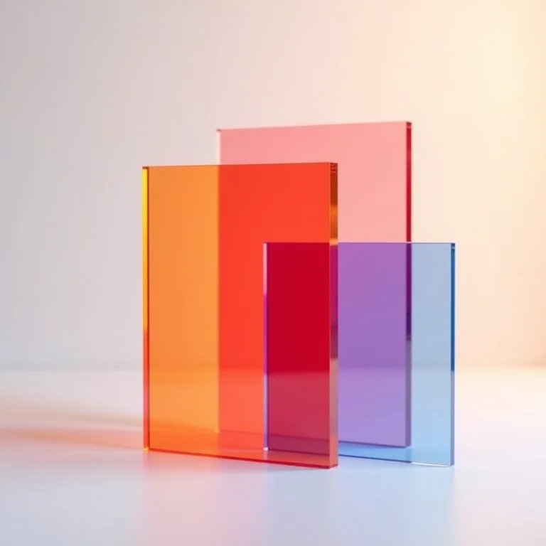 Acrílico colorido em diversas opções