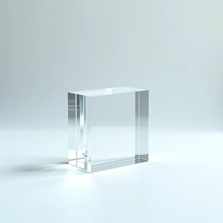 Acrílico cristal de alta qualidade