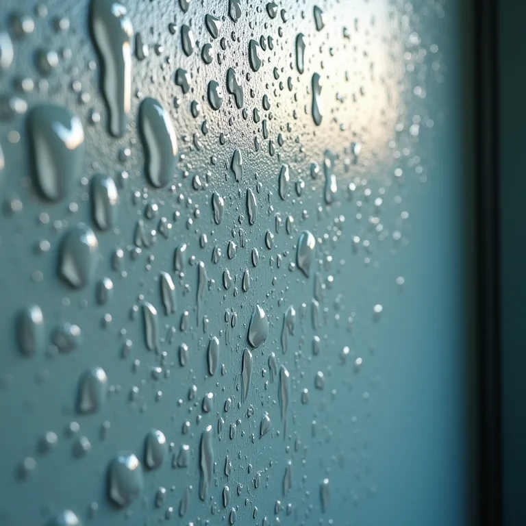 Adesivo de baixa qualidade sendo danificado pela umidade