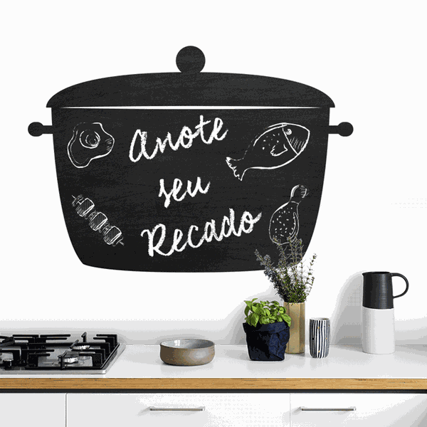 Adesivo Lousa: Cozinha Divertida e Interativa - detalhe