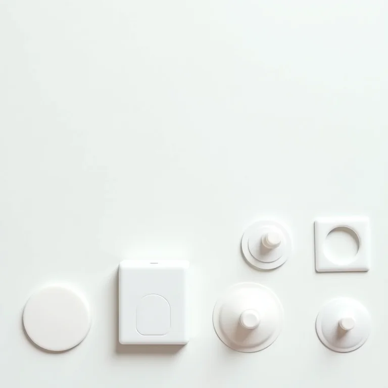 Adesivos e ventosas para instalação sem furos