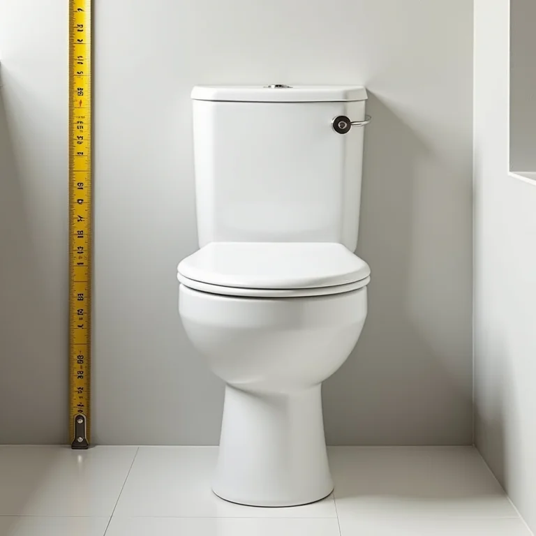 Altura ideal da bacia sanitária.