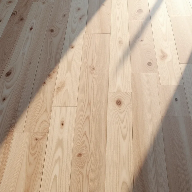 Amostras de diferentes tipos de piso vinílico.