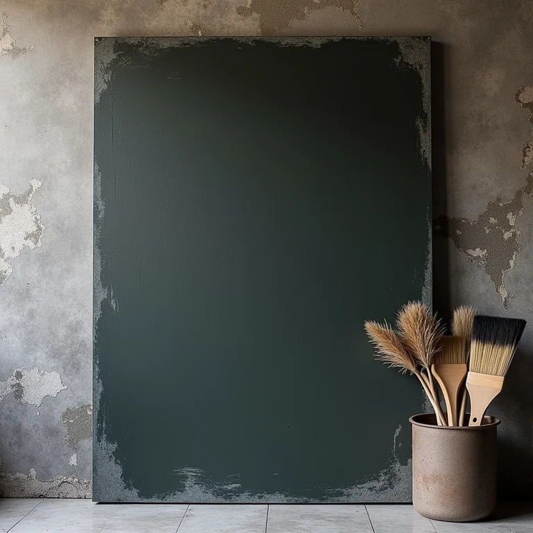 Amostras de tinta lousa em diferentes texturas e cores