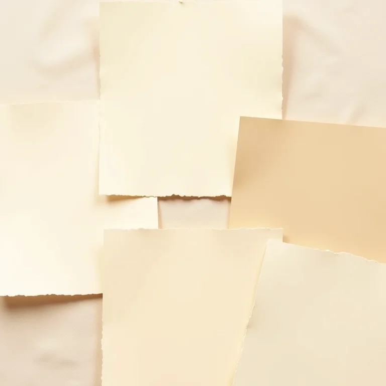 Amostras de tintas em tons neutros e terrosos.