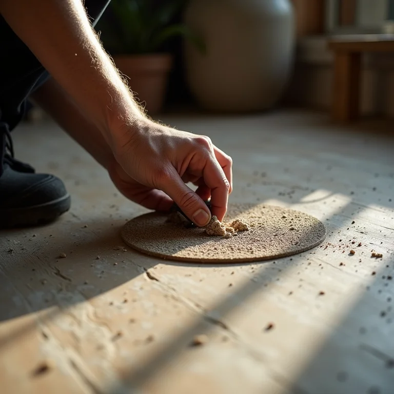 Aplicação de granilite fundido (in loco)