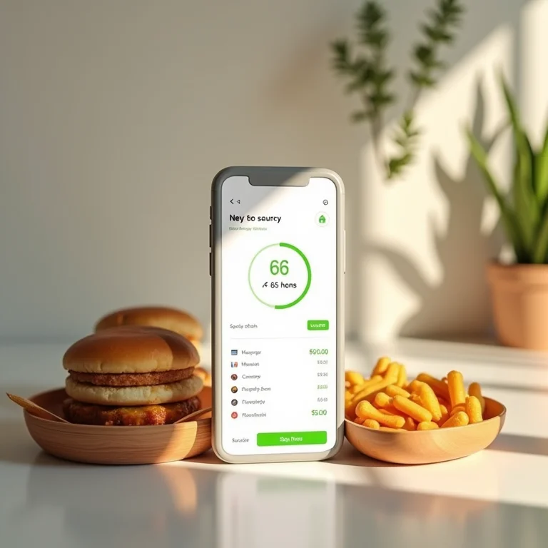 Aplicativo de controle de gastos mostrando economia após uso de congelados