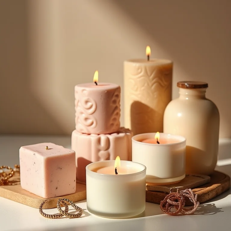 Artesanato criativo e elegante para vender em casa, como velas, sabonetes e joias