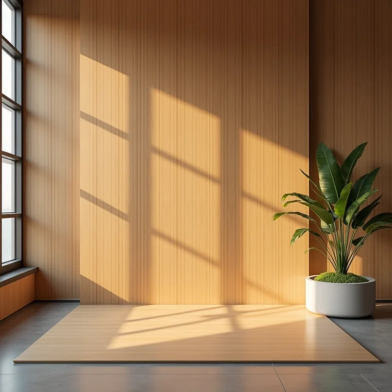 Bamboo wall panels testing