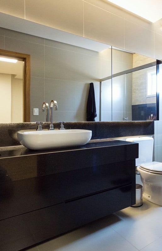 Granito Preto São Gabriel: Um Clássico Atemporal com Cuba Esculpida - inspiração