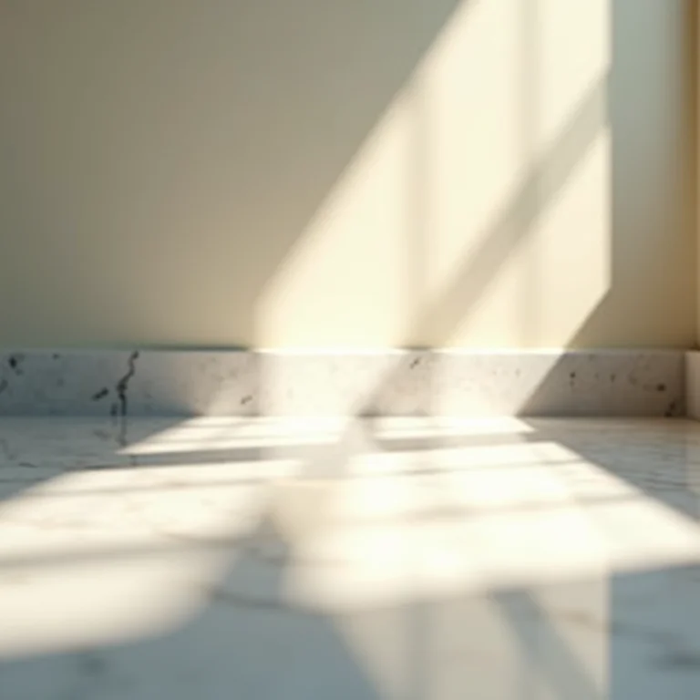 Bancada polida e brilhante após limpeza fina