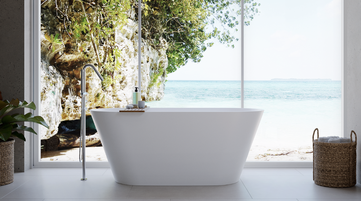 Banheira de Imersão Minimalista: Menos é Mais no Seu Relaxamento - detalhe