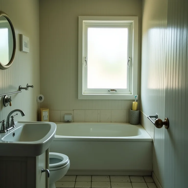 Banheiro com ventilação insuficiente