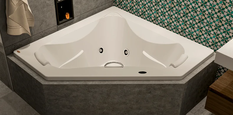 Banheiros Pequenos com Banheira: Otimização Inteligente do Espaço - ideia