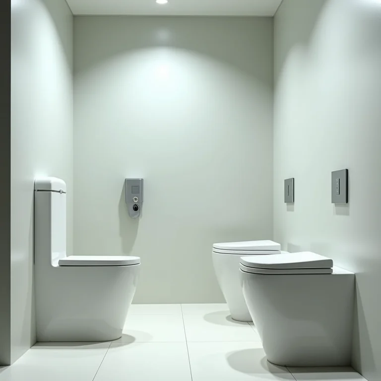 Banheiros públicos com tecnologia avançada no Japão.