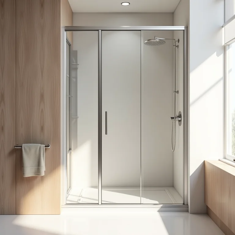 Box camarão adicionando elegância e funcionalidade a um banheiro