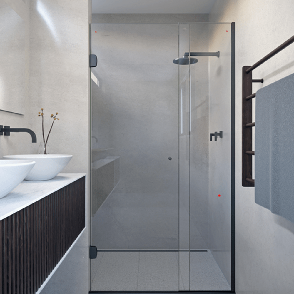 Box Elegante com Detalhes em Preto Fosco: Sofisticação Minimalista - inspiração