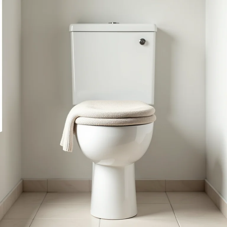 Capa para caixa acoplada transformando o banheiro