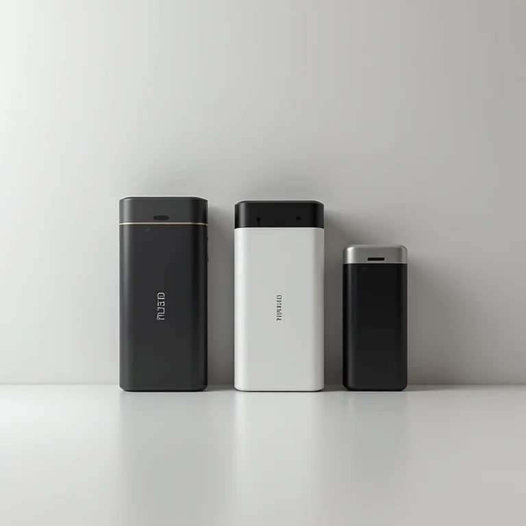 Carregadores portáteis de diferentes marcas e preços