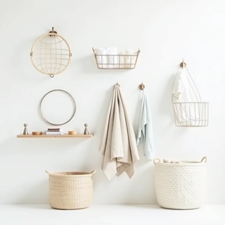 Cestos de roupa suja de parede com design inteligente e versátil
