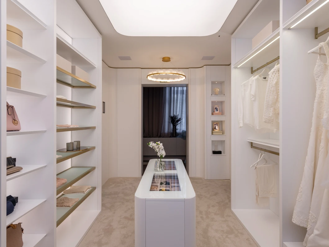 Iluminação Estratégica: Closet com Fitas de LED para Destacar Seus Looks - inspiração