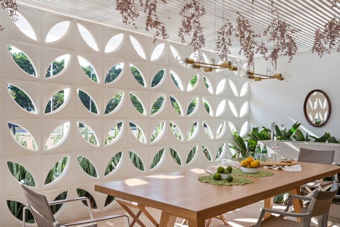 Cobogó de Cerâmica Colorida: Alegria Vibrante no Seu Lar - inspiração