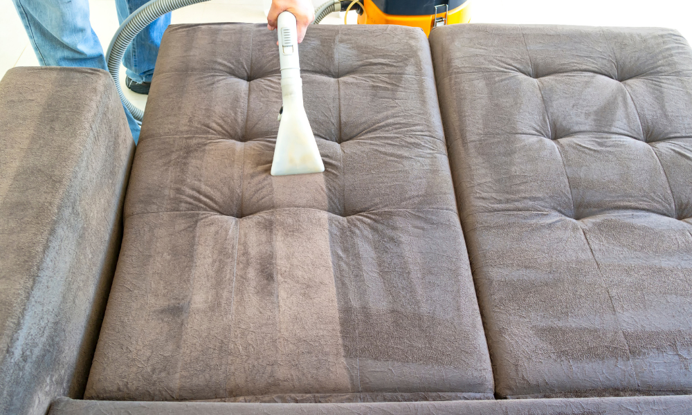 Sofá Impermeabilizado com Detalhes em Crochê: Charme e Proteção! - detalhe