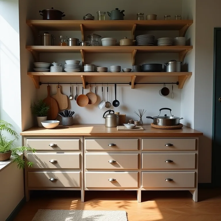 Ilustração explicativa sobre ilha de cozinha