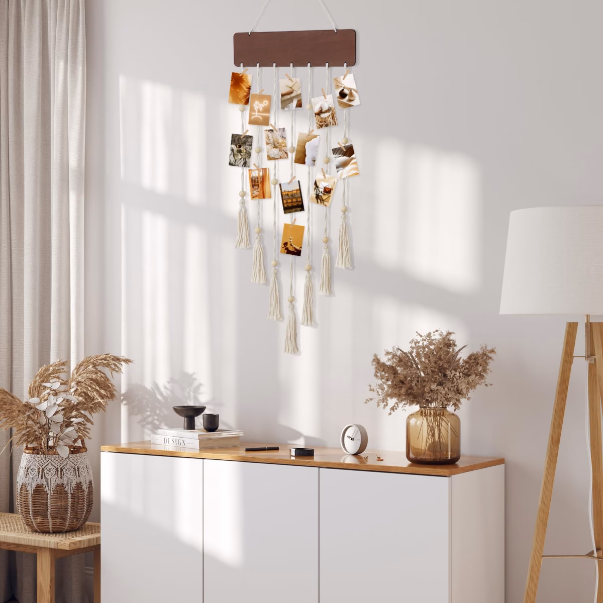 Quadros com Suporte de Macramê: Um Toque Boho e Aconchegante - inspiração