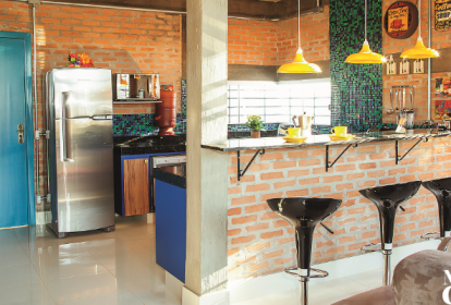 Com Toque Industrial Moderno: Elegância Urbana e Funcional - ideia