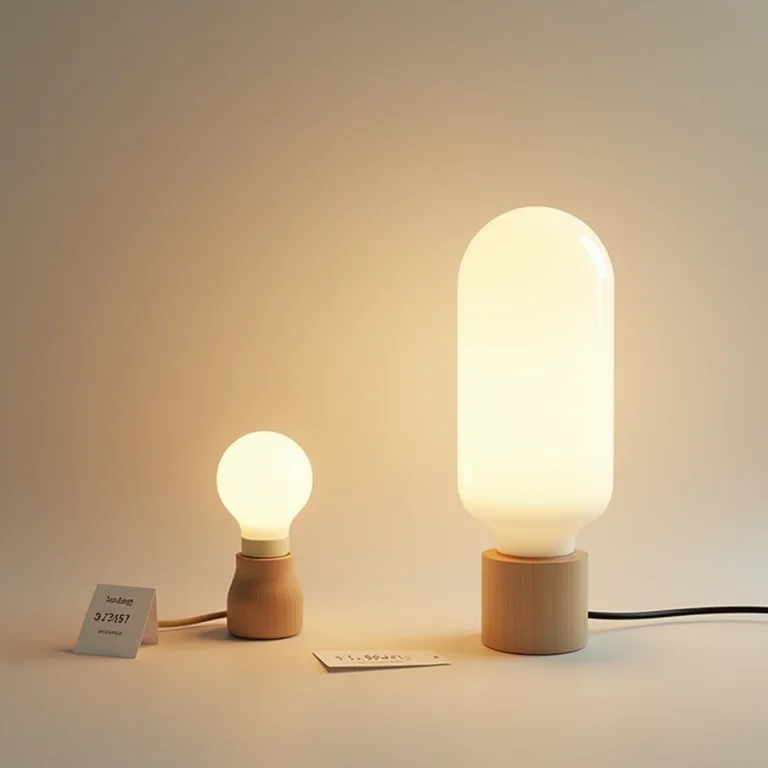 Comparativo de custo entre lâmpada bulbo e tubular