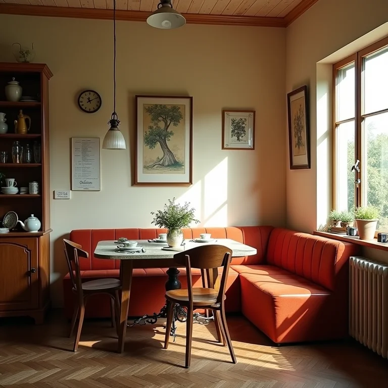 Comparativo entre decoração retrô e vintage em diferentes ambientes