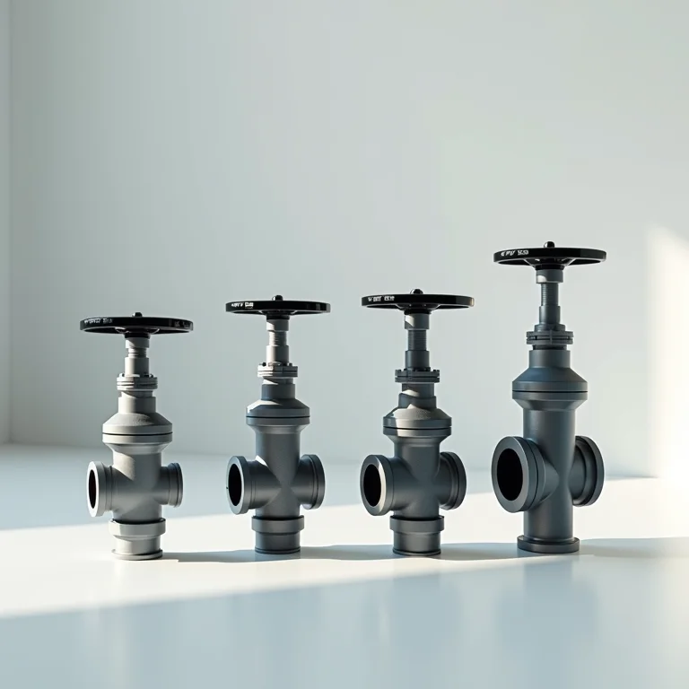 Comparativo entre diferentes modelos de válvulas Hydra.