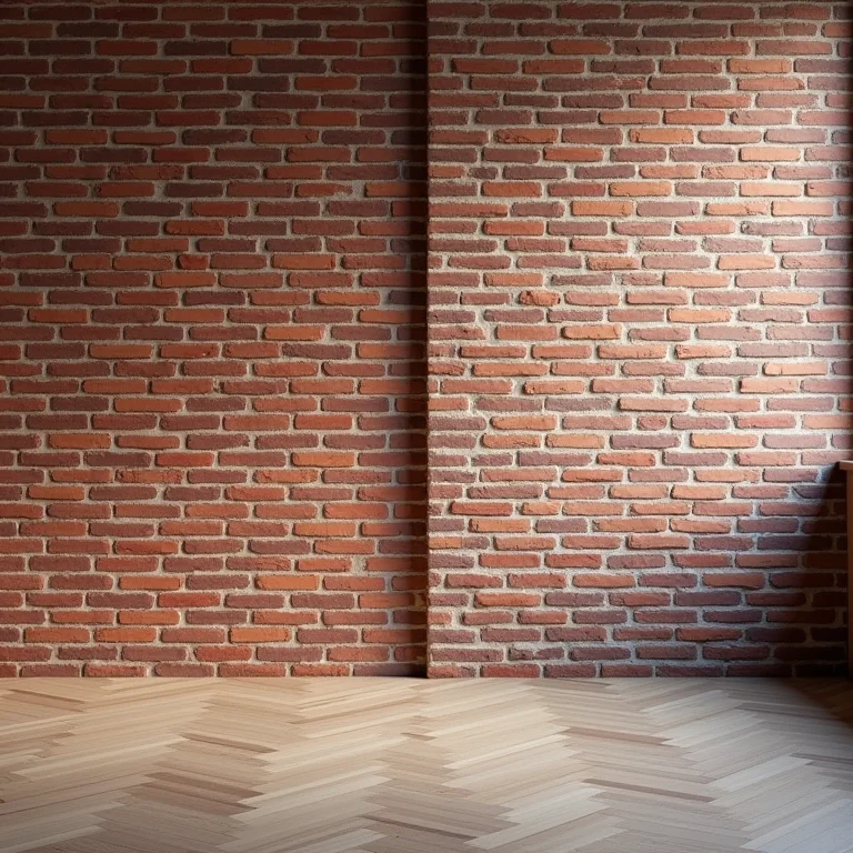 Comparativo entre parede de tijolo e revestimento de tijolinho