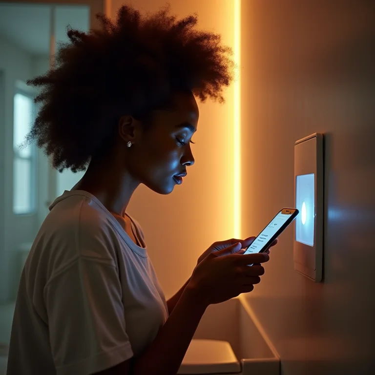 Conectividade com smartphones do vaso sanitário inteligente