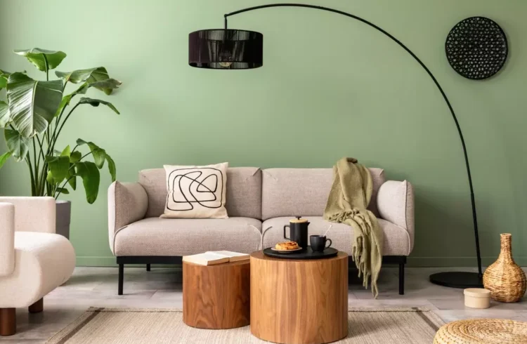 Integração com a Natureza: Verde Musgo e Detalhes em Madeira - inspiração