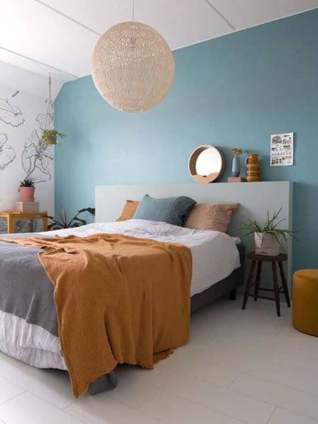 Quarto Masculino Aconchegante com Texturas de Madeira e Tons Terrosos - inspiração