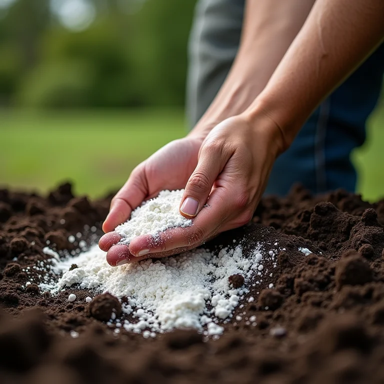 Correção do solo ácido com calagem