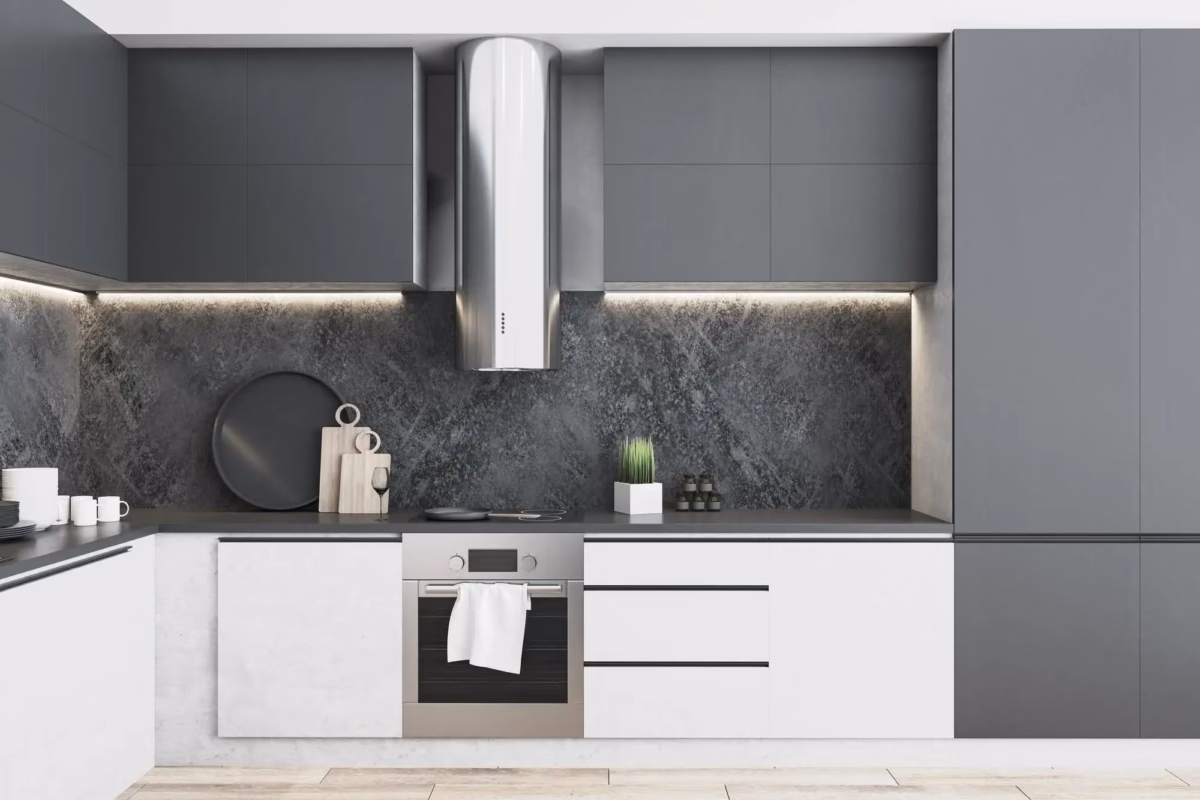 Clássica em Cinza e Branco Impecável - detalhe